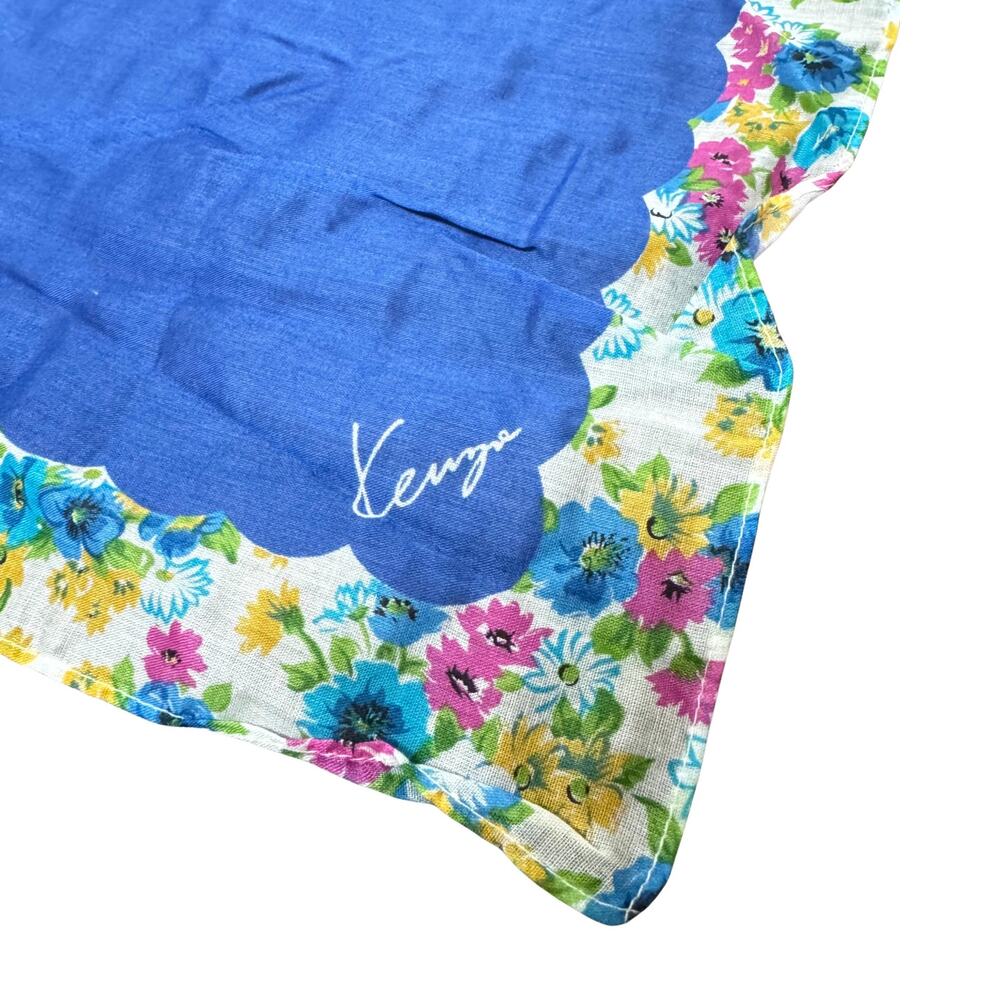 Vintage Silk Handkerchief Bandana Pocket Square Scarf 17”